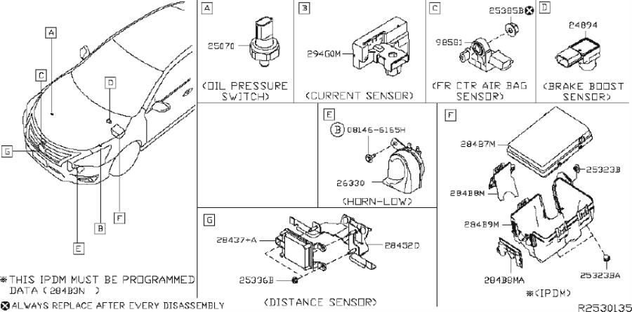 Nissan Altima Sensor Kit Tire Pressure. BODY, ENGINE, DASH - 40770